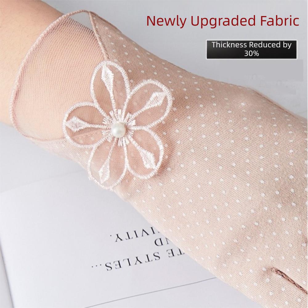 Breathable Touch Screen Gloves Thin Mittens Fashion Sun Protection Gloves  Women
