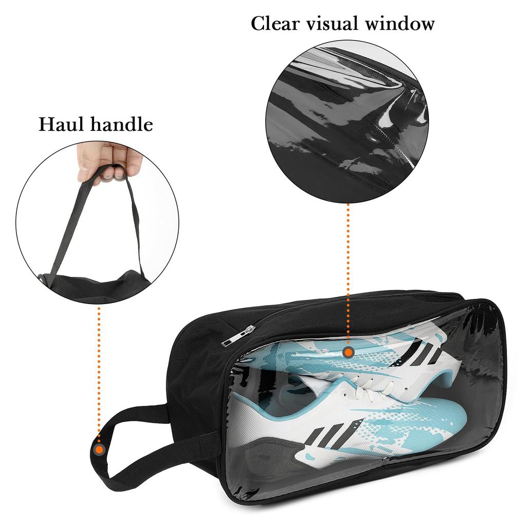 Linkidea Soccer Shoe Carrying Soccer Cleat Storage Fits Soccer Shoes Up To US Size Waterproof Compact Soccer Boot Duffel Bag 2-Pack Bag, Bag, Men's