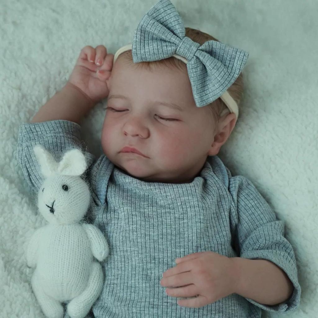 Wiedergeborene Bebe Puppe Spielzeug 19 Zoll Levi Wiedergeborenes Baby Realistischer Weicher Körper Lebendig LoL Bebe Neugeborenes Fertige Handgepflanzte Haare Puppe