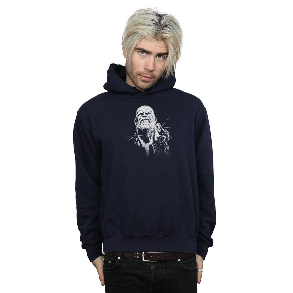 Marvel Mens Avengers Infinity War Fierce Thanos Hoodie