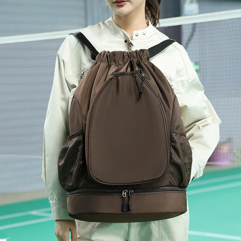 Tennis Schläger Rucksack Fassungsvermögen für 2 Schläger Badminton Sporttasche Großes Fassungsvermögen Gymnastikbeutel Professionelle Fitnesstasche mit Schuhfach