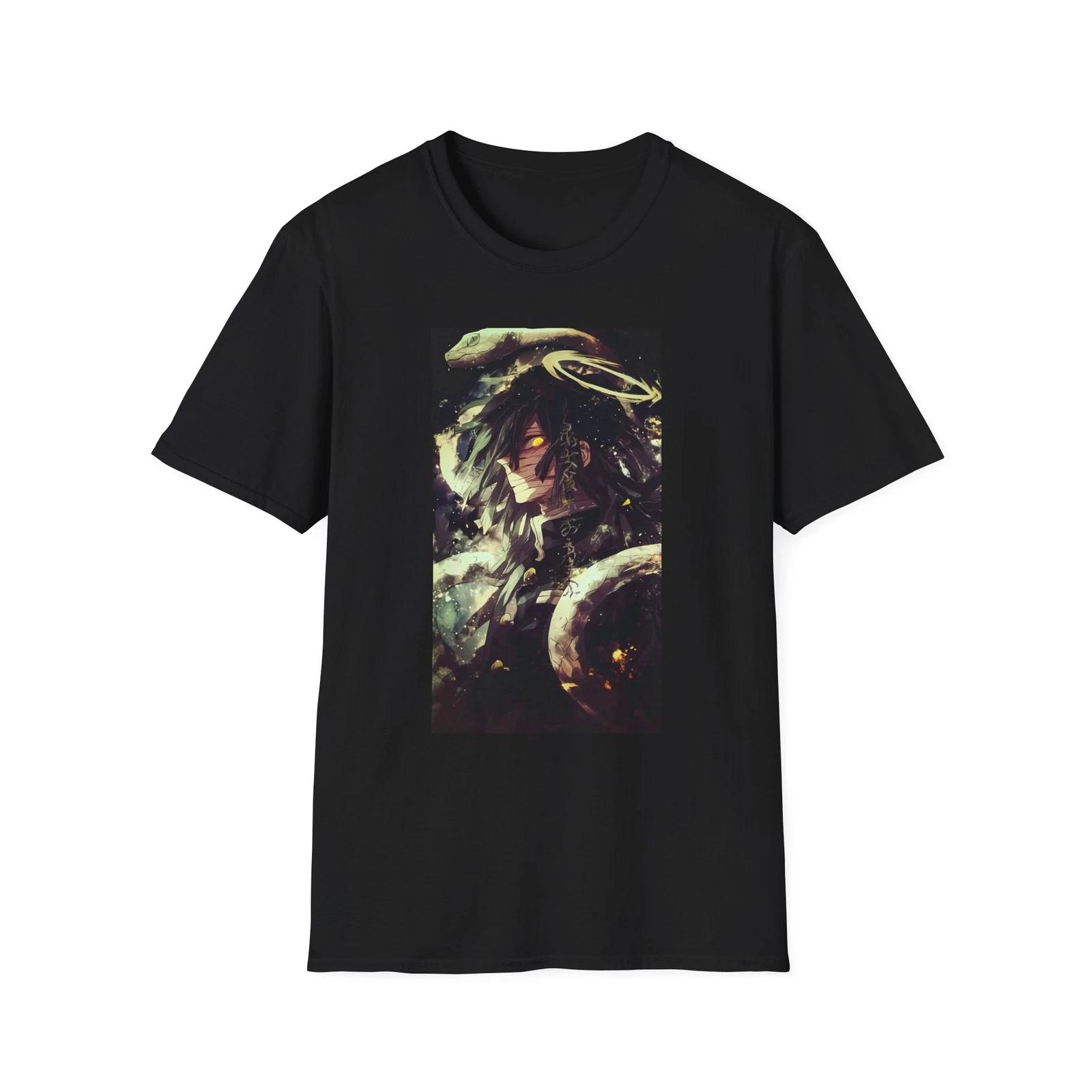 Demon Slayer Unisex JL Anime T-Shirt Softstyle - Iguro 2 130