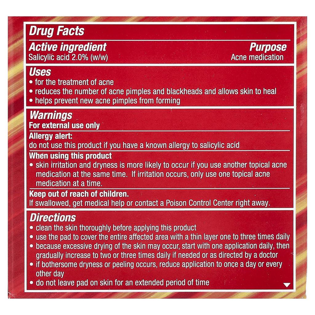 Single-Step Acne Control, Maximum, Alcohol-Free, Soft Touch Pads 55