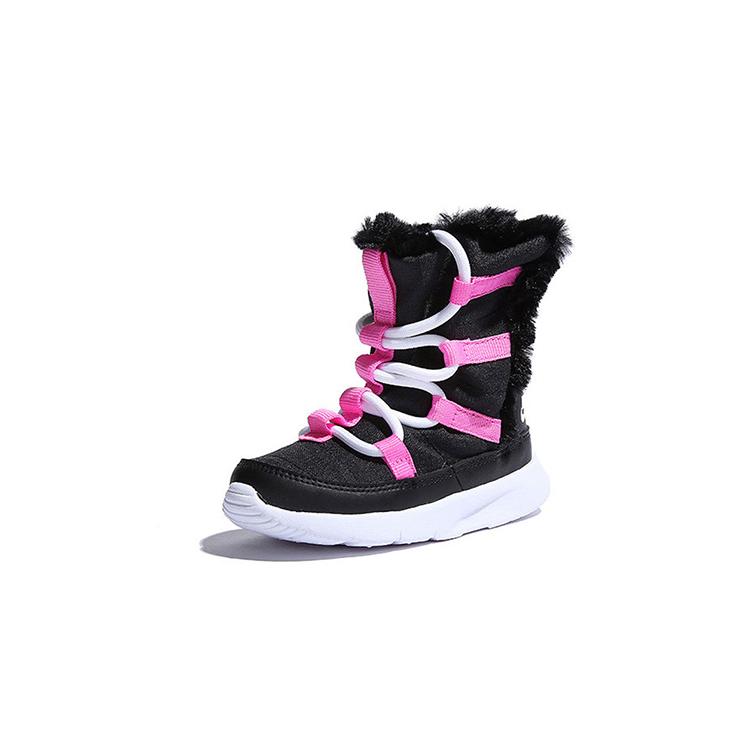 New Nike Venture High Top Running Shoes Black Pink Infant And Toddler AQ9495-002
