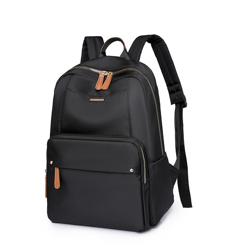 Schoolbag for College Students, Large Capacity, Fashionable and Simple Women's Light Travel Bag, Versatile Ins Backpack Casual Bag