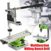 New Working Slide Table Vise Fixture Adjustment Worktable w/Plat Nose Pliers For Bench Drill Multifunction Milling Machine 310 * 90mm * 80mm