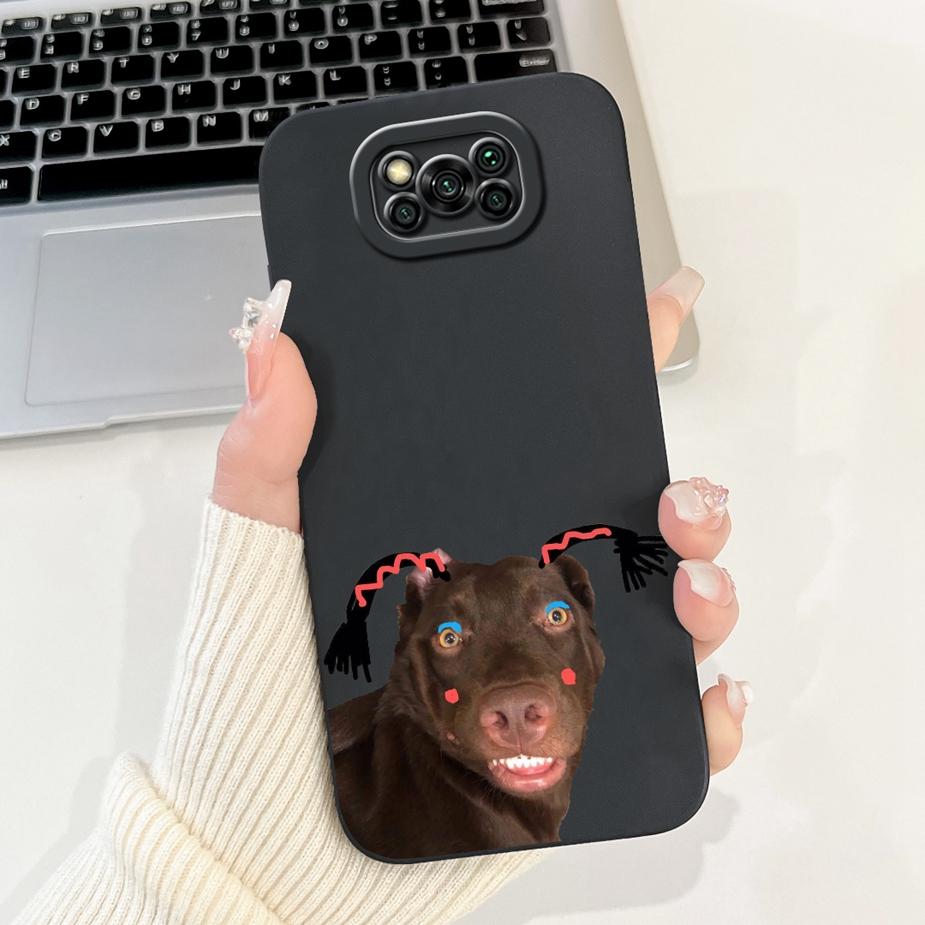 For Xiaomi Poco X3 NFC Case PocoX3 Pro Cute Funny Cartoon Cover Soft Silicone Case For Xiaomi Poco X3 Pro PocoX3 NFC Shell Coque