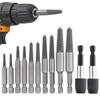 12Pcs/Set Hex Screw Extractors 6.35mm For Broken Screws