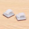 50pcs Plastic Sticky Self-adhesive Buckle Line Fastener Cable Clamp Cable Clip Fixer Holder Wire Management