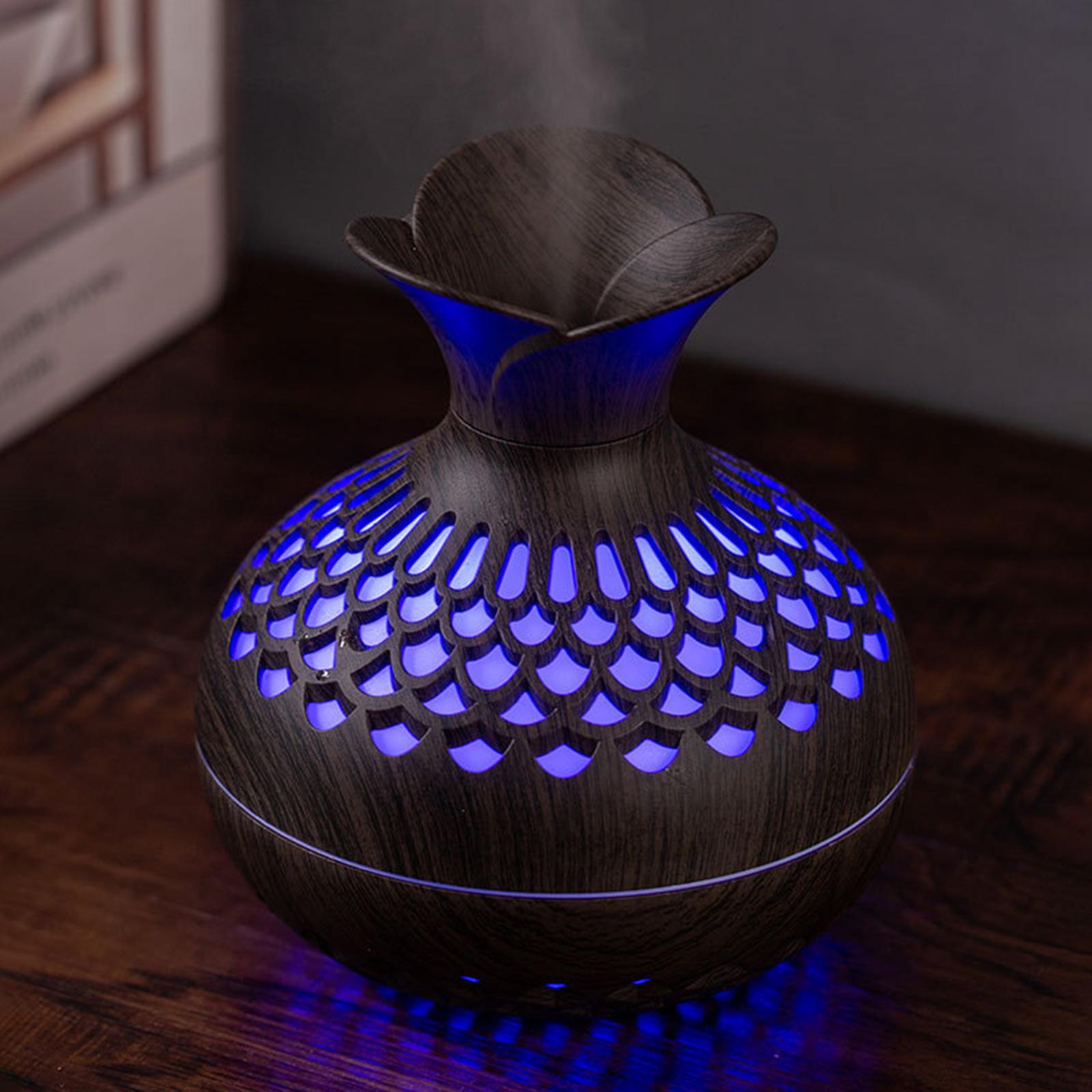 

Увлажнитель воздуха в вазе с деревянной текстурой, портативный, легкий, компактный, бесшумный, автоматический