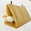 Hanging Pet Bird Cage Swing Parrot Tent Bed Cute Birdcage Perch Stand Swing Toy