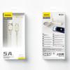 Kabel Dudao L7Sc Usb-A - Usb-C 5A 1M - Beżowy