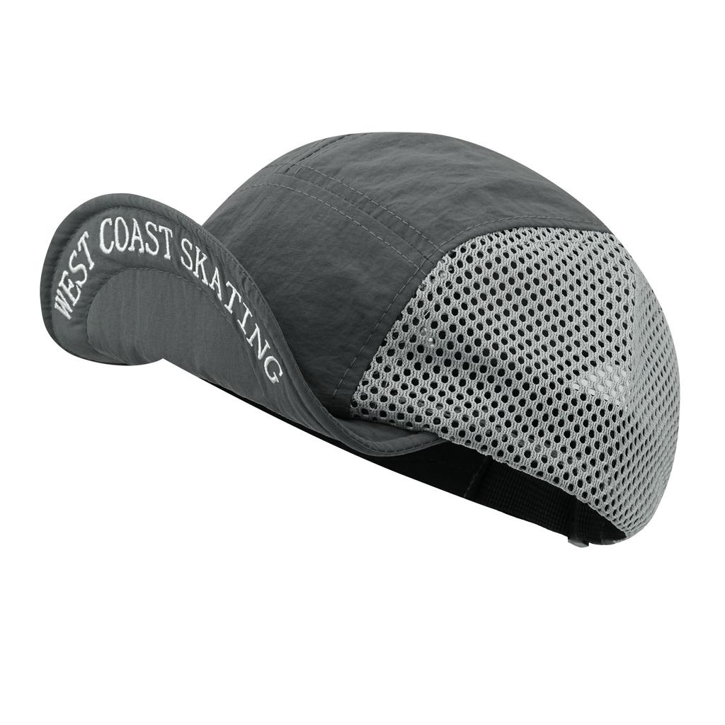 Clape Adjustable Short Brim Mesh Cap for Summer Running Outdoor Fashionable Men's Cycling, Lightweight, Breathable, Water-Repellent, Quick-Drying,