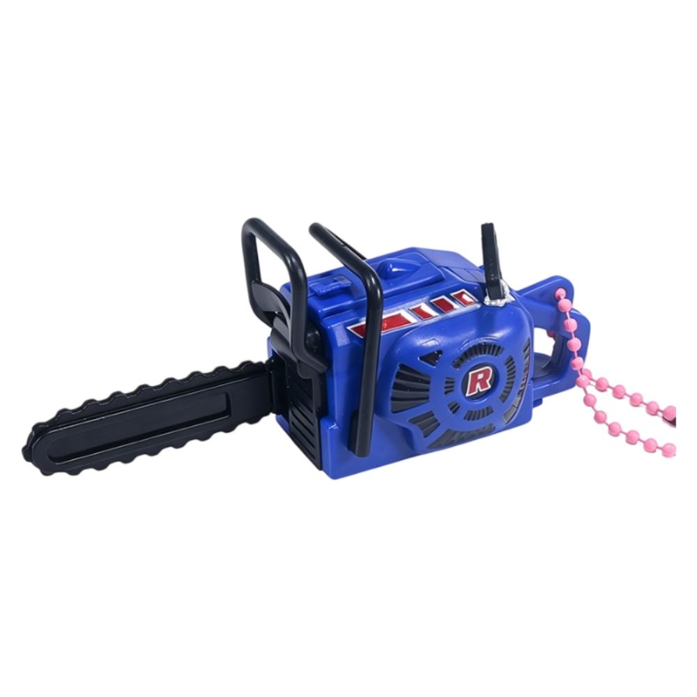 Plastic Power Saw Bag Pendant Pull Rope Logging Saw Toy  Gift Toy Key Decor