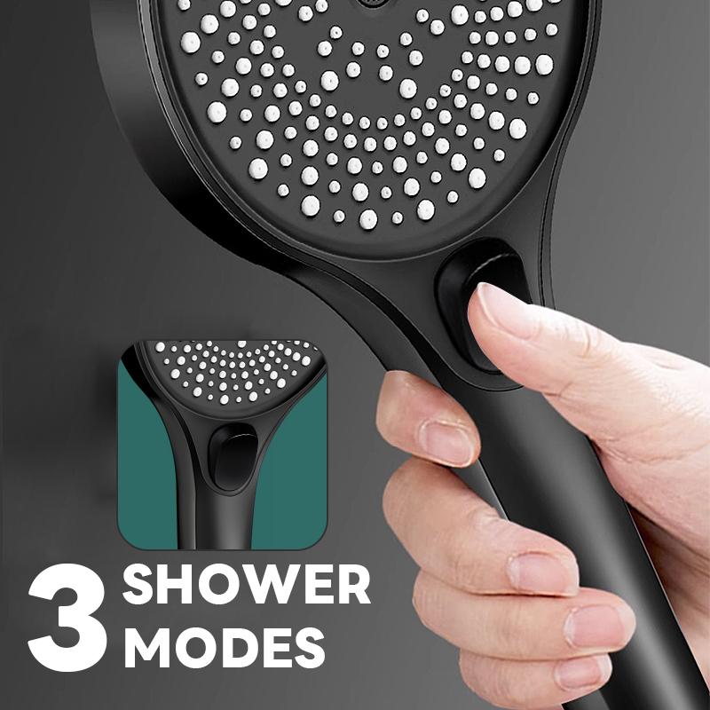 3 Modes High Pressure Shower Head,Rainfall Shower Head,Water Saving,Bathroom Accessories