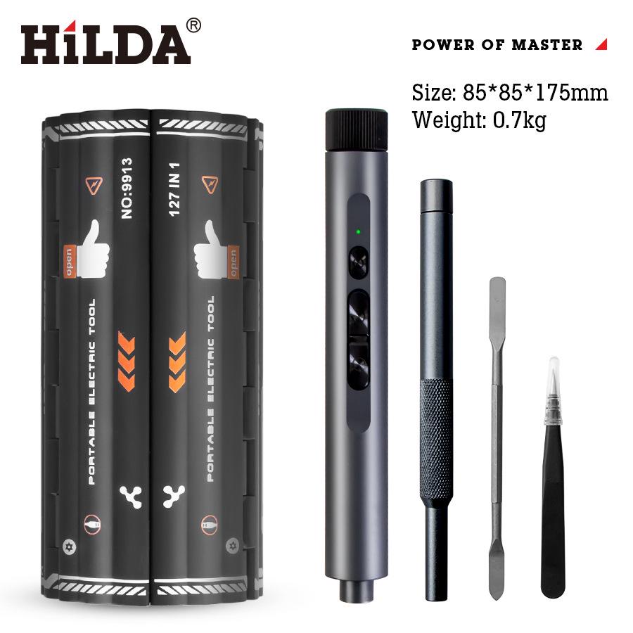 Rechargeable Multi-Function Household Electric Screwdriver Set - 128 Pieces