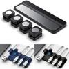 6 In 1 Magnetic Mouse Wire Organizer Desk Cable Clip Protector Cord Winder Row Plug Self-Adhesive Fixed USB Charging Line Holder