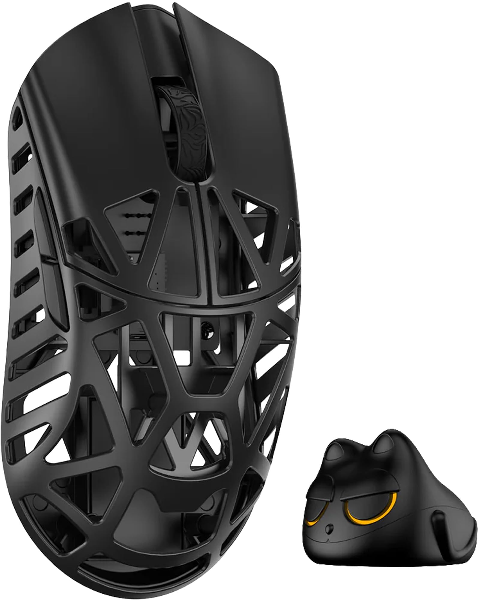 

WLMOUSE Beast X Mini Pro Wireless Gaming Mouse with Side Ambidextrous 8kHz Polling Magnesium Alloy 34g PAW3950HS Sensor Japanese Holes, Design, Rate,