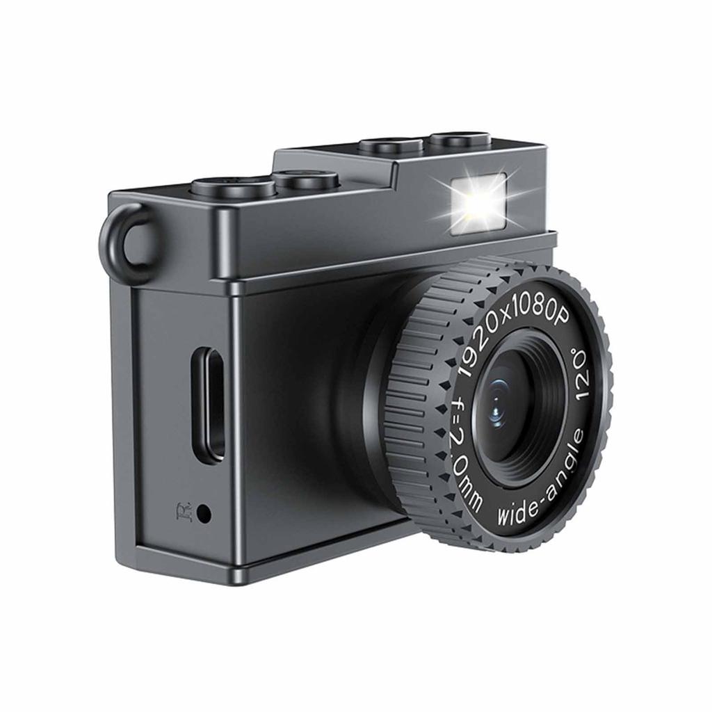 Retro 1080P HD Camera with Flash & LCD Screen Portable Digital Camera 8.6MP Vintage Photo Camcorder for Christmas Birthday Gift