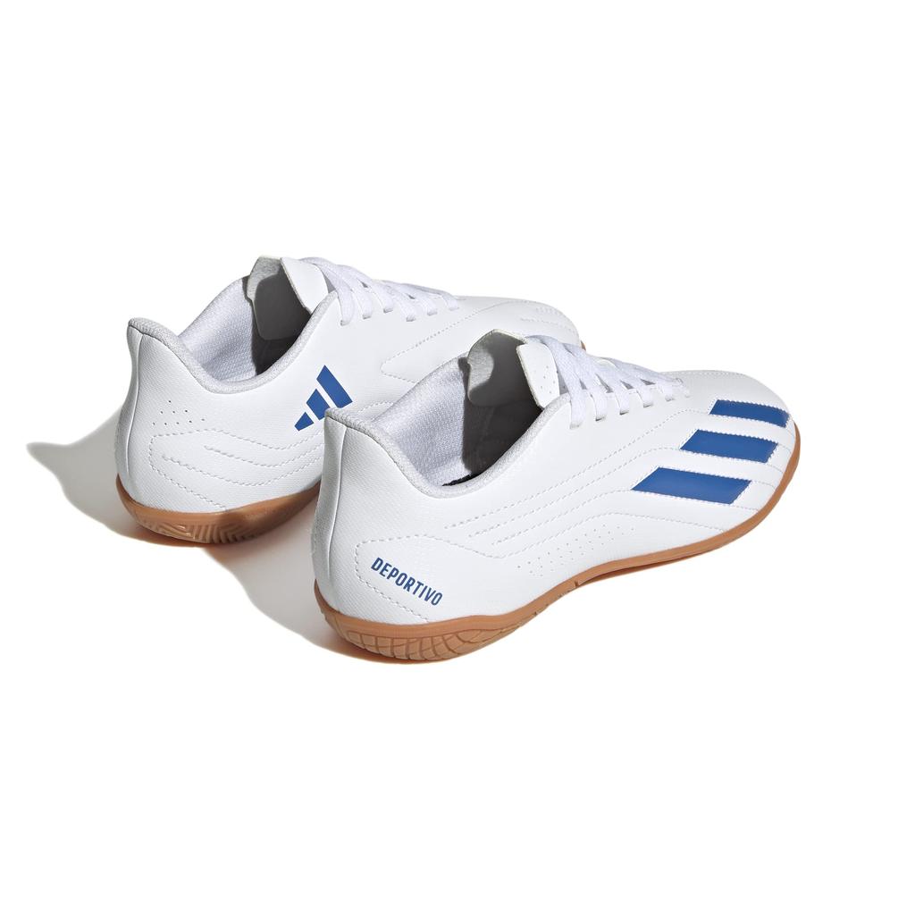 Adidas Indoor Futsal Shoes for Boys Deportivo II IN Deportivo II Indoor HP2516 MCY06 Cm WH/BL 23.5