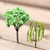 Model Trees DIY Micro Landscape Ornaments Decorative Miniature Blossom Trees for DIY Crafts And Moss Gardens