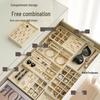 Jewelry Organizer Divider Tray with Grids for Drawer Storage