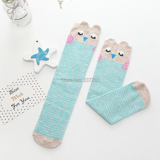 Children warmer ankle short lovely socks Cartoon Cute Kids child Knee High Socks infant cotton Baby Animal Over Knee Socks girls