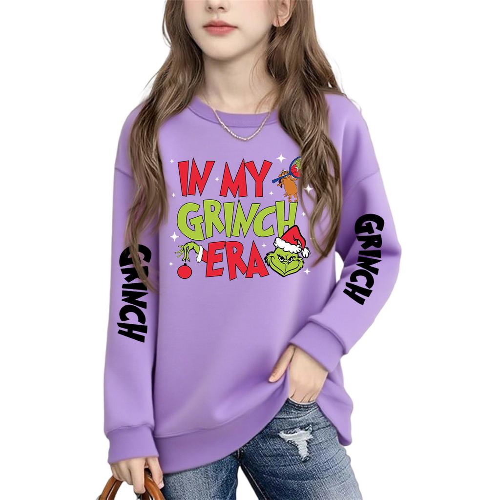 Boys Girls Child Fashion Daily Versatile Casual Crewneck Sweatshirts Daily Long Sleeve Patchwork Top Sweatshirts