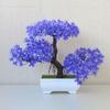 Artificial Flower Mini Bonsai Plastic Plant Stunning Decor for Weddings and Homes Tabletop Arrangement with Welcoming Pine Look