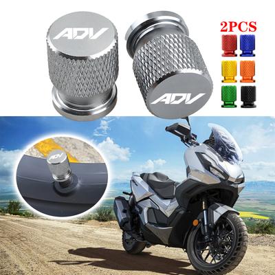For ADV350 ADV150 ADV160 Adv ADV 350 150 160 Motorcycle Tire Valve Air Port Stem Cover Cap Plug CNC Accessories ADV LOGO