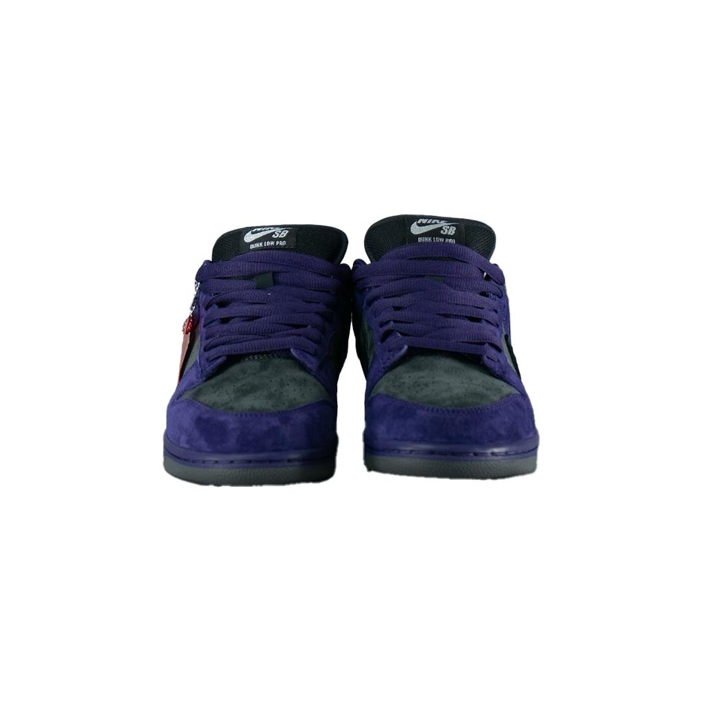 Nike Supreme X Dunk Low SB Ink Unisex Sneakers Purple Iron-Grey Black HQ8487-500