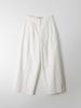 PLATDUJOUR Wide Two Tuck Pants (Ivory)