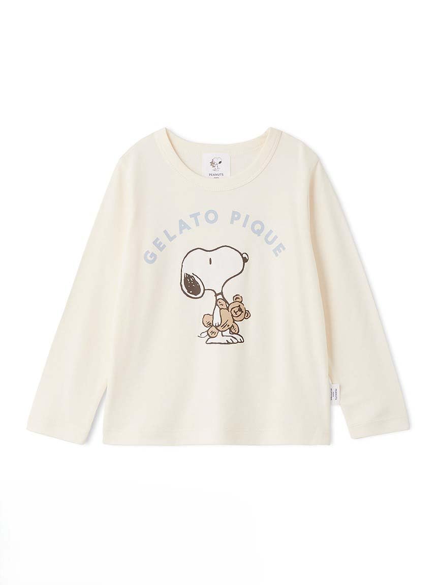 

Peanuts Kids One Point Pullover PKCT251440 OWHT [Gelato Pique] Snoopy×BEAR