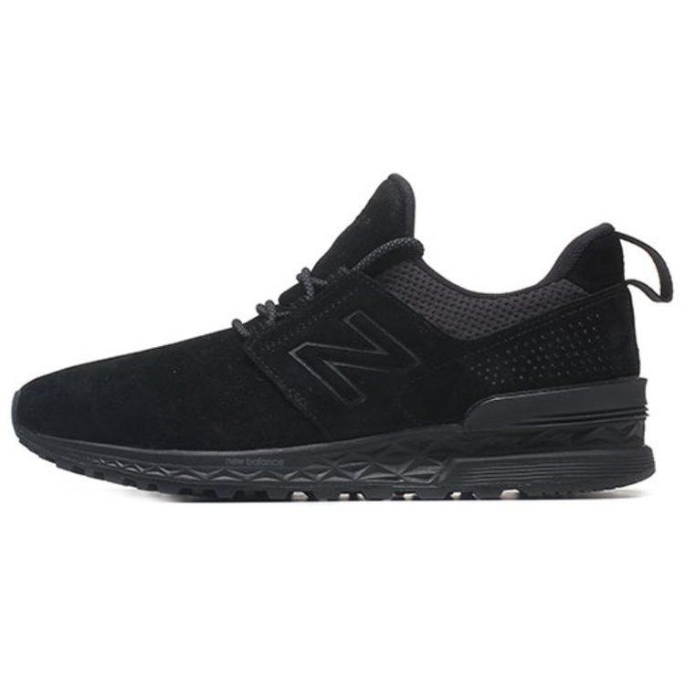 New Balance 574S Series Suede `Black`