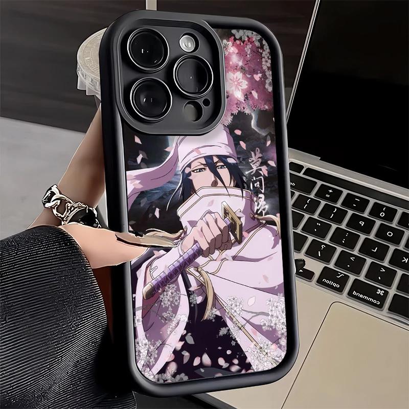 Phone Case for iPhone 17 Air 16E 15 16 Pro Max Bleach Kuchiki Byakuya Cover 14 Plus 13 12 Mini Soft Shell Silicone Fundas