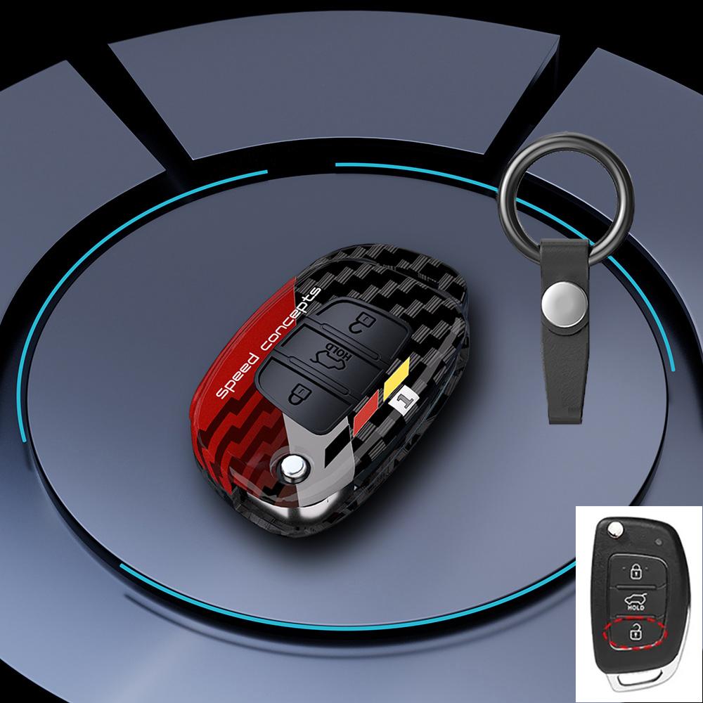Graffiti Auto Key Fob Cover Fit For Hyundai Elantra Verna Solaris 2005 2006 2007 2008 2009 2010 2012 2011 2013 2014