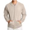 Giacca casual da uomo larga con cappuccio e coulisse