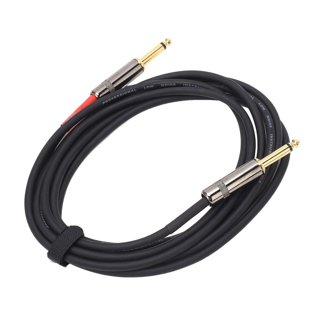 Gitarren-Audiokabel 1 4-Zoll-Stecker rechtwinklig Abschirmung Rauschunterdrückung Instrumentenkabel für Bass Keyboard Schlagzeug