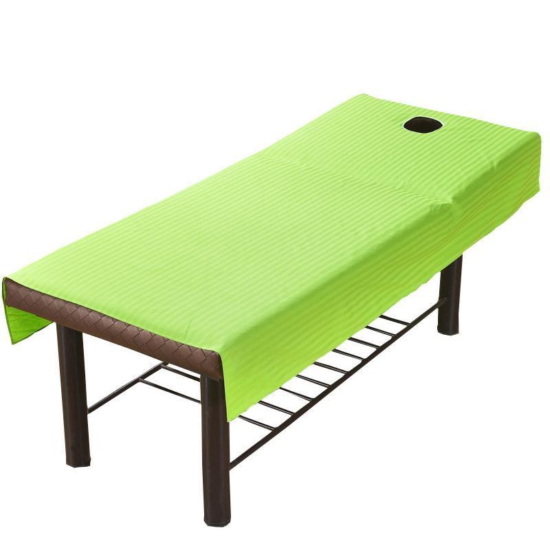 

1 шт. плоская простыня дышащая полосатая клубная простыня с отверстиями моющееся покрывало мягкий полиэстер салон красоты СПА