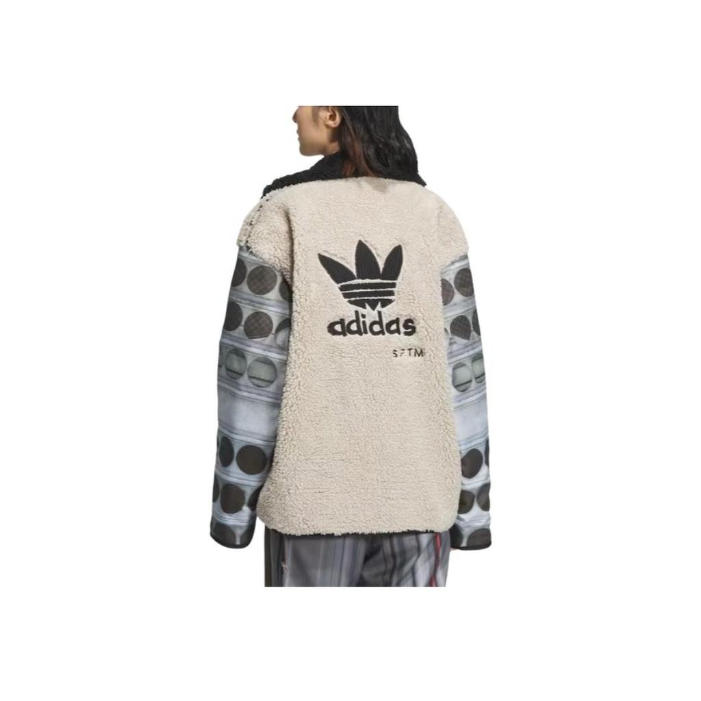 Adidas X Song for the Mute Fleece All Over Print Jackets Black Unisex Outerwear IY9514