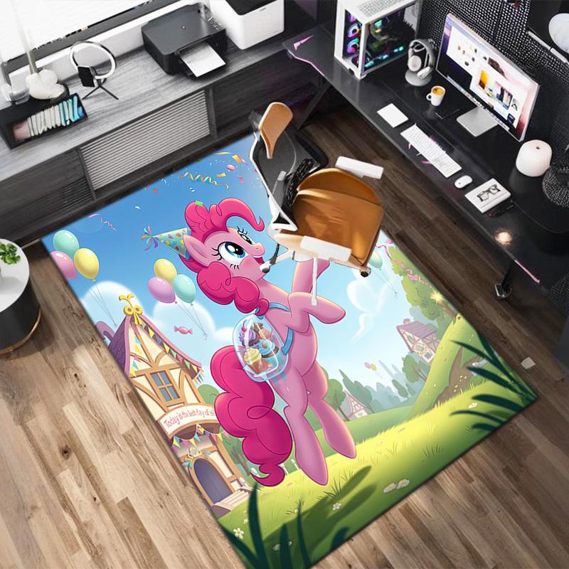 Pink Pony Carpets Suitable Room Office Bedroom Door Mats Birthday Gift Holiday Gift Cloud Balloon Rug 129 140