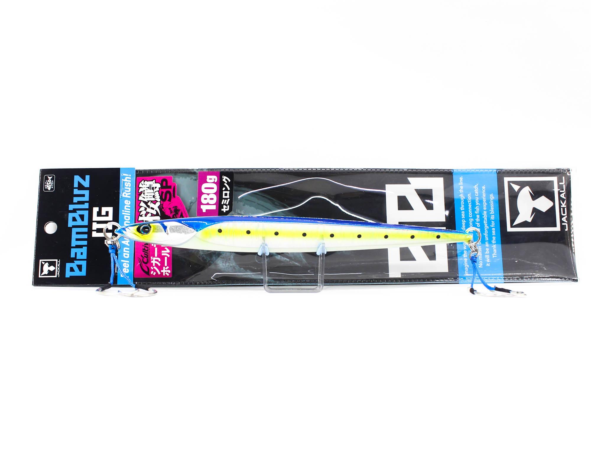 

Jackall Metal Jig Bambluz Semi Long Sakuramasu 180 грамм Iwashi Glow (3903)