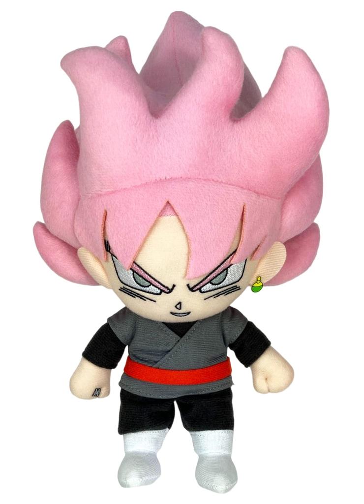 Great Eastern Entertainment Dragon Ball Super Dragon Ball Z Super Saiyan Rose Goku Černá plyšová figurka, 20 cm V, Vícebarevná