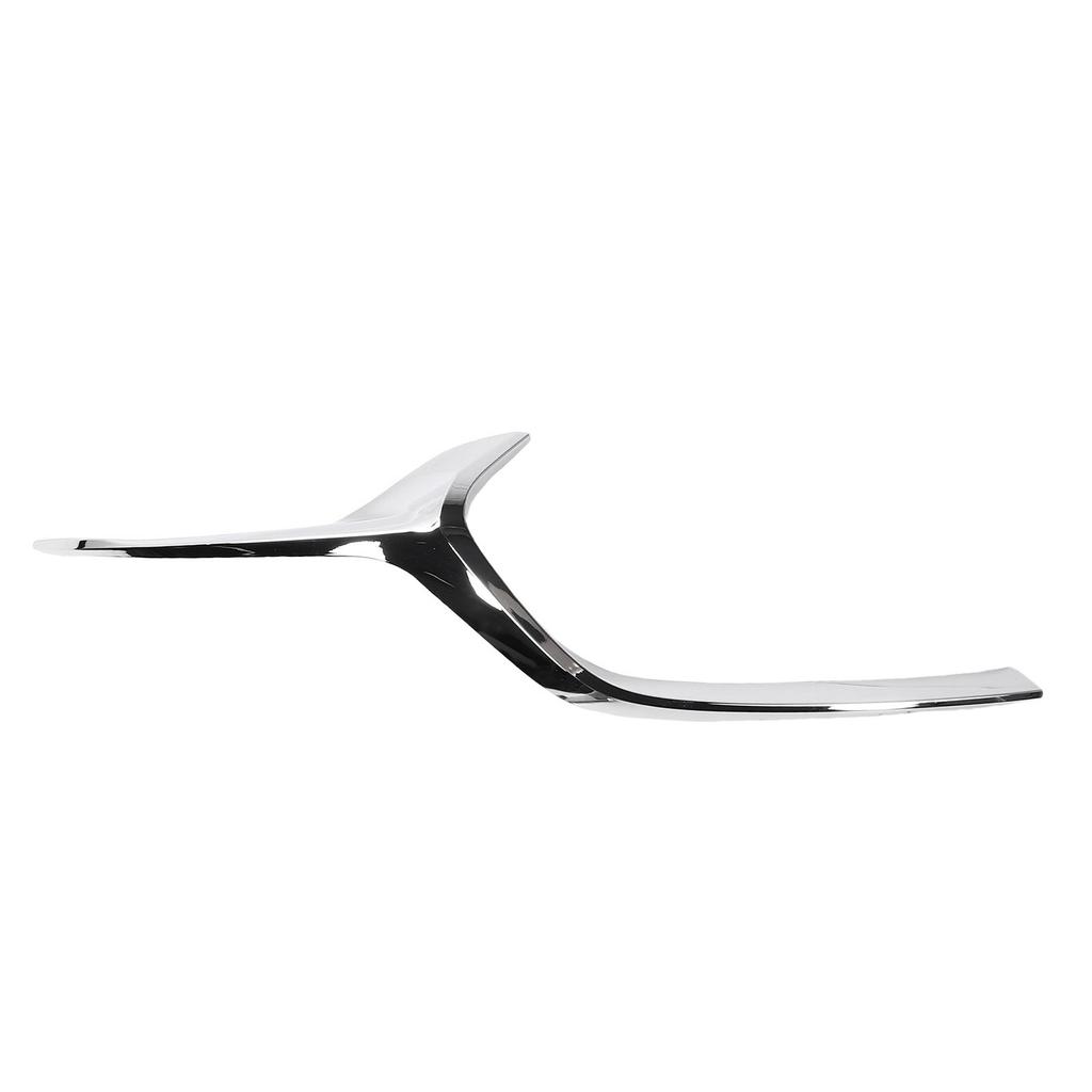 Bumper Grille Trim Cr Plated ABS Easy Cleaning Decorative Front Bumper Grille Cover Trim