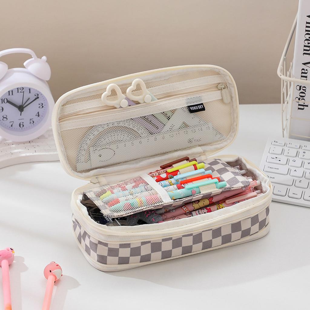Large Capacity Pencil Case Multifunctional Stain Resistant Pouch