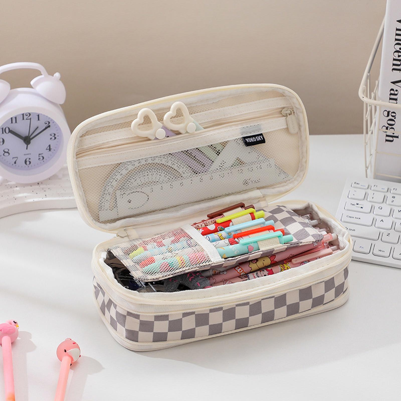 Large Capacity Pencil Case Multifunctional Stain Resistant Pouch