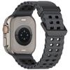 Ocean Silicone+Metal Buckle Strap For Apple Watch Band Ultra 3/2 49mm Sport Bracelet iWatch 11 10 9 8 7 6 SE 46mm 45mm 44mm Belt