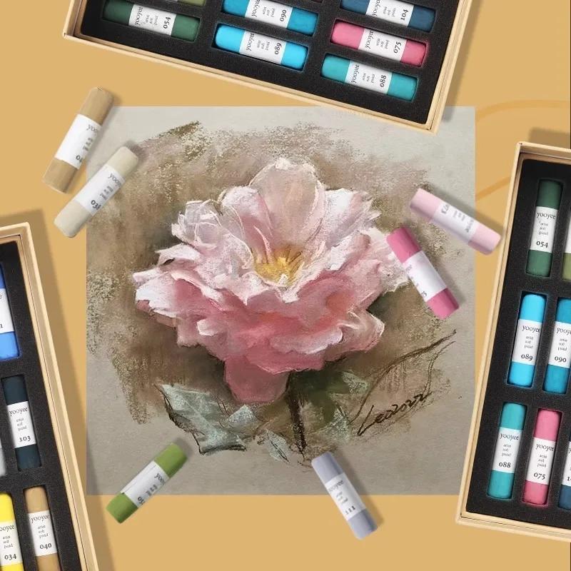 36/72Color Set Artist Grade Soft Color Chalk Pure Hand-kneaded Pastel Stick Artist Figure/landscape Painting Creation Art Crayon