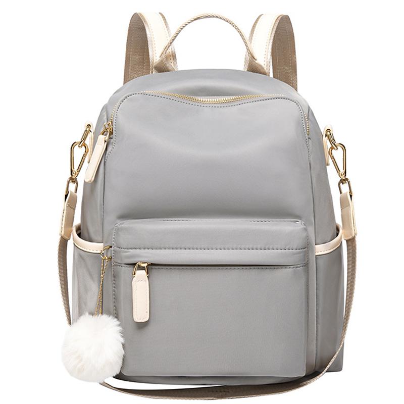 Modischer Damenrucksack Leichter Oxford-Stoff Geräumig für Reisen & Studium Minimalistischer Wasserabweisender Tagesrucksack