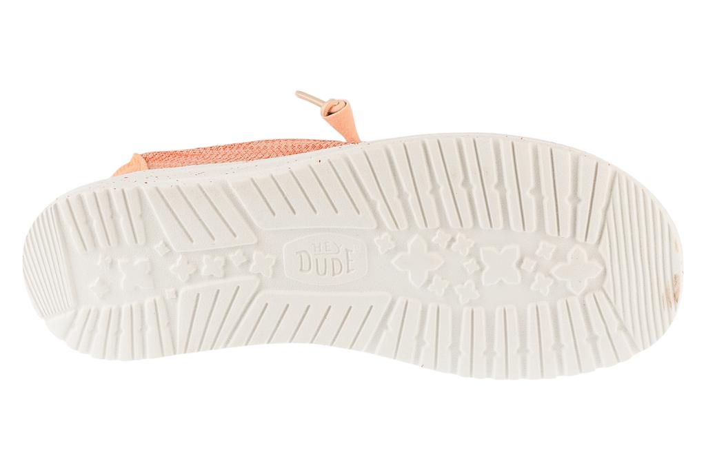 Hey Dude Wendy Stretch Sox, Womens orange Sneakers